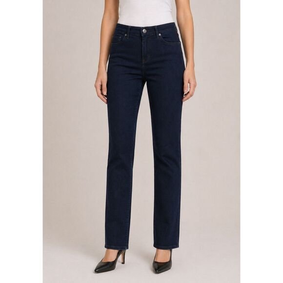 Style & Co. Denim - Style & Co Skinny Leg Mid Rise Tummy Control Blue 4 Long